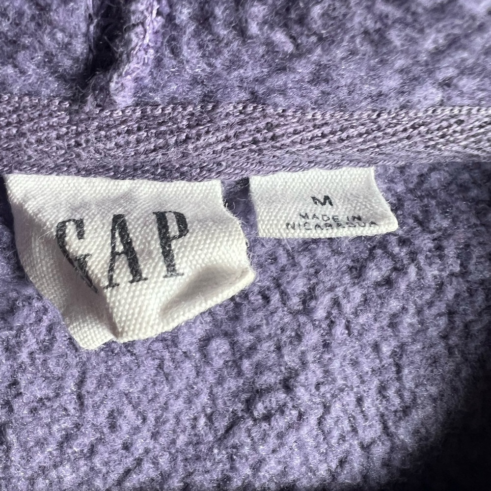 GAP Purple Fleece Sweatshirt - Picture 4 of 7